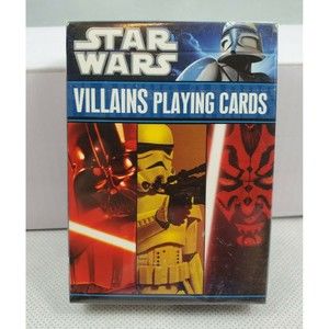 New Sealed Star Wars Villains Cartamundi Playing Cards Year of 2011